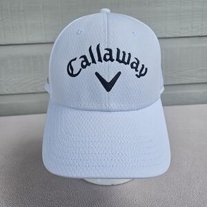 Callaway Golf Hat Cap Strapback OS Performance UV Protection Harbor Pines White
